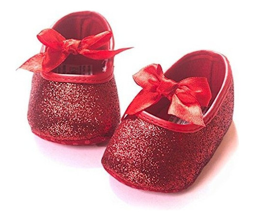 Zt Future Infant Baby Baby Shoes Cute Bow Diamonds Sparkly M
