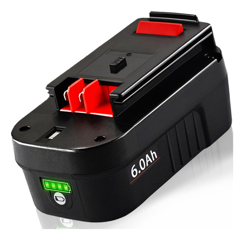 Batería De Litio 18v 6.0ah Tenhutt Para Black & Decker