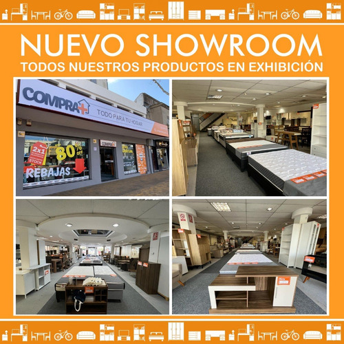 Juego De Comedor Mesa 6 Sillas Madera Mdf Tapizado Compramas