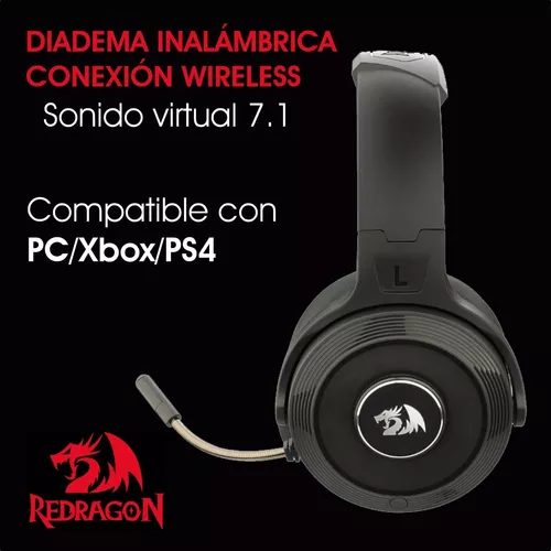 Auricular Inalámbrico Redragon H818 Pelops 2.4G