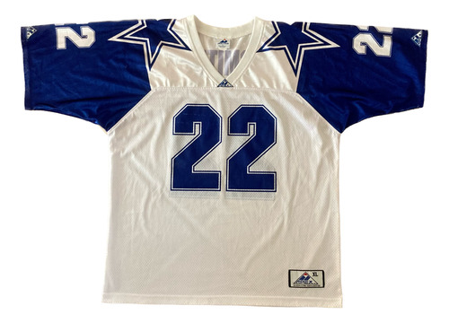 Jersey Dallas Cowboys #22 Emmitt Smith 1994 Thanksgiving Nfl