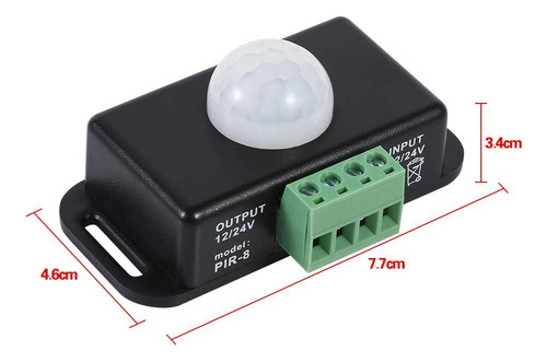 Sensor De Movimiento Pir Infrarrojo Para Foco Y Led