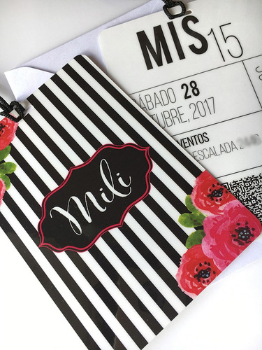 Tarjeta Invitacion Vip 15 Años X50