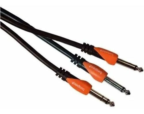 Cable Plug Stereo A 2 Plug Mono 1.8 Metros Bespeco Slys2j180