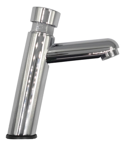 Llave Monomando Push Cromada Temporizadora Para Lavabo