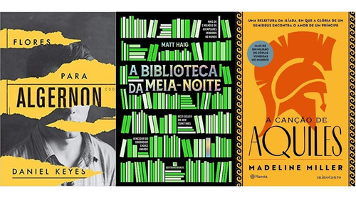 Flores Para Algernon+biblioteca Da Meia+a Canção De Aquiles | Frete grátis Flores Para Algernon+biblioteca Da Meia+a Canção De Aquiles | Frete grátis
