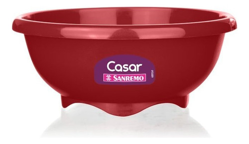 Tigela Bowl Multiuso De Plástico 680ml 15,3x6cm Vermelho