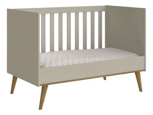 Quarto De Bebê Completo Gran Lorena Berço Guarda-roupa Cô... Cor Off white