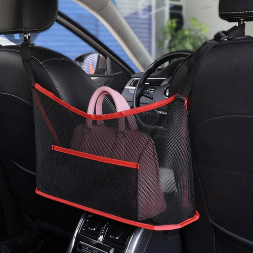 A Asiento Organizadora De Almacenamiento Bolsa Red De