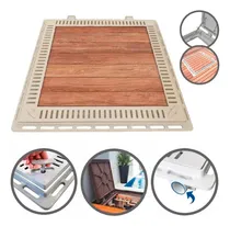 Comprar Tampa 80x80 Articulada Rebaixada C\u002F Grelha Casa Máquinas Gda