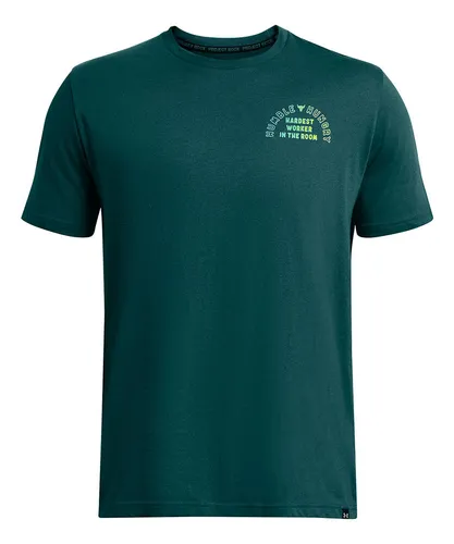 Polera Prjct Rock Hombre Azul Under Armour