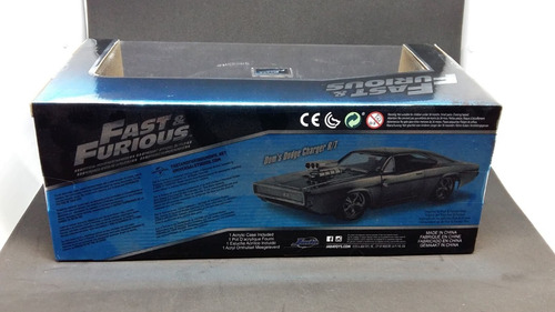Jada Fast & Furious Dom's Dodge Charger R/t Chrome 1:24