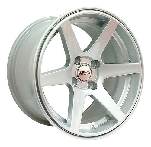 Jogo De Rodas Zeus Zw309 Aro 15 X 8 5x100 - Prata