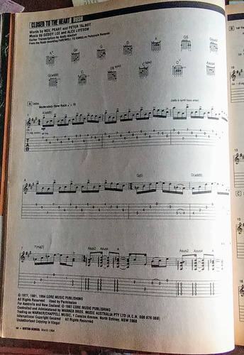Revista Guitar School - Rush - Police - Ratm - Tom Petty (Usado)