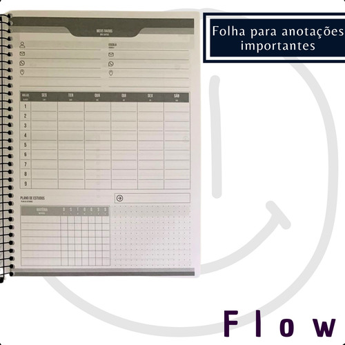 Caderno Universitário Menino 80 Páginas Capa Dura 1 Matéria! Cor 2