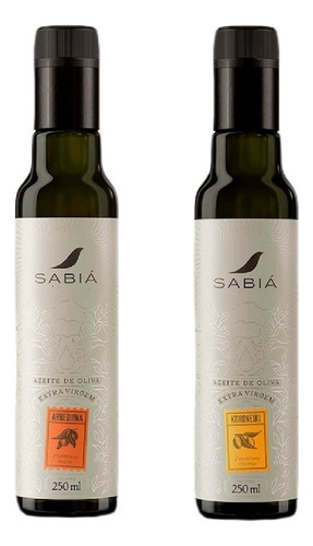 Kit 2 Azeites Sabia Arbequina Koroneiki 250ml