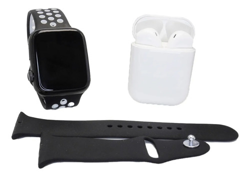 Combo Smartwatch Reloj Inteligente Con Audífonos Bluetooth