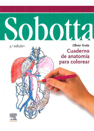 Libro Sobotta. Cuaderno De Anatomía Para Colorear De Oliver