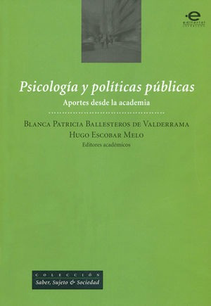 Libro Psicología Y Políticas Públicas