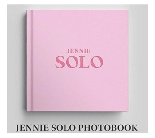 Jennie (black Pink) Solo Photobook Album Kpop