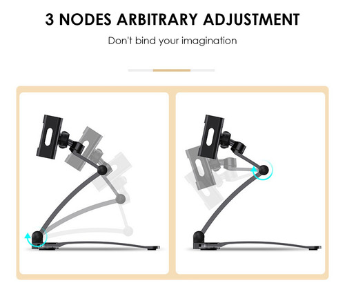 Imagen 4 de 6 de Soporte Universal De Escritorio Para Teléfono Celular, Sopor