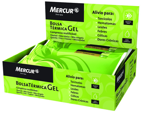 20 Un Bolsa Termica Gel Para Agua Quente E Fria Mercur 