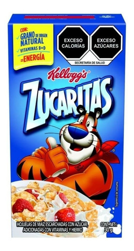 Cereal Kelloggs Zucaritas 30 Gr Hojuela De Maiz