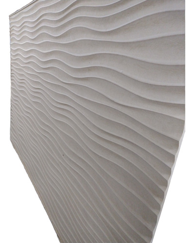Panel Revestimiento Y Frentes Muebles Mdf 18mm Ondas 3d