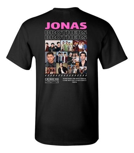 Playera Concierto Jonas Brothers Momentos Íconos Banda Pop