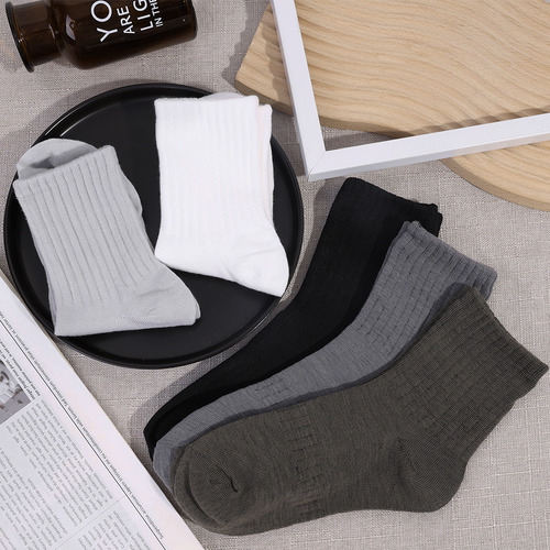 Calcetines De Algodón, Suaves Y Transpirables, Para Hombre,