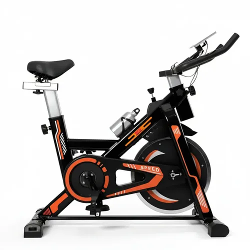 Bicicleta Ergométrica Spinning Mkfit 13kg Titan Profissional Laranja