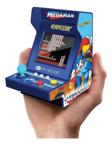 Maquina Mini Arcade Mega-man Capcom 6 Juegos My Arcade