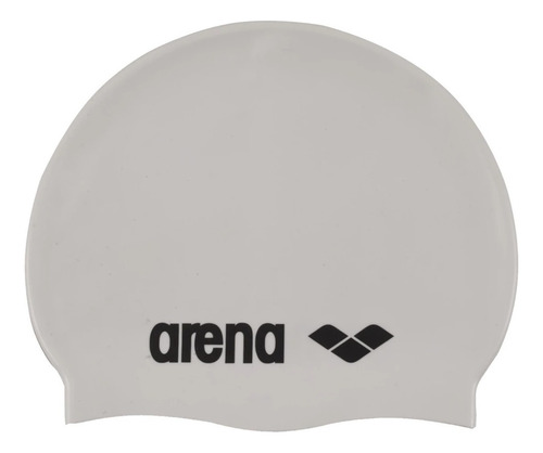 Gorra Natación Piscina Arena Silicona Impermeable Color Blanco Tamaño One Size