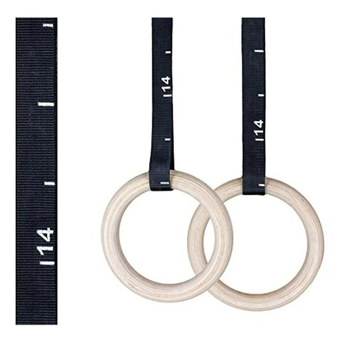 Anillas De Madera Abedul Aros Olímpicos Enumerado Crossfit