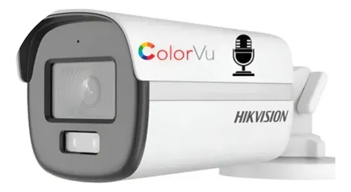 Câmera Hikvision ColorVu 2MP com áudio