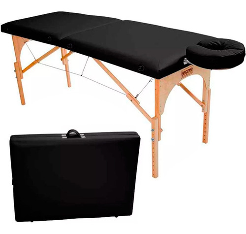Imagem 1 de 1 de Maca Portátil Legno Sírius Com Altura Regulável