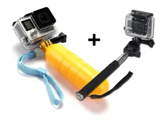 Monopod Selfie Stick + Flotador Para Cámara Tipo Gopro Haedo