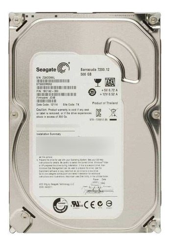 Disco Duro Seagate 500 Gb St500dm002 