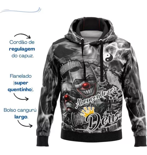 Moletom De Frio Mandrake Chora agora E Ri Depois Blusa De Quebrada Favela  Becos E Vielas, Magalu Empresas