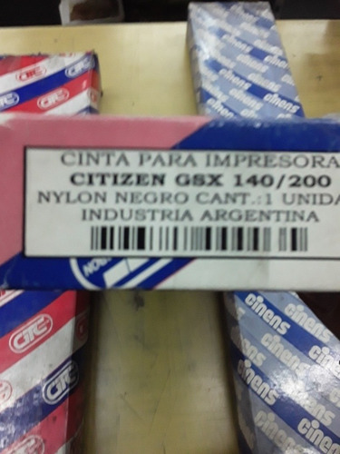 Cintas Para Impresion Lote Epson Ibm Citizen Lote X 4