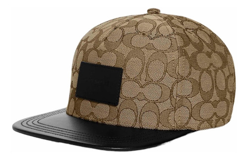 Gorra Coach Café Monogram Khaki Original Flat Brim