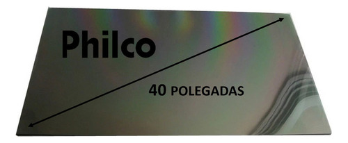 Película Polarizada Tv Compatível C/ Philco 40 Polegadas