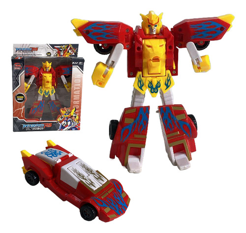 Brinquedo Transformers 2 Em 1 Robô Carro De Corrida