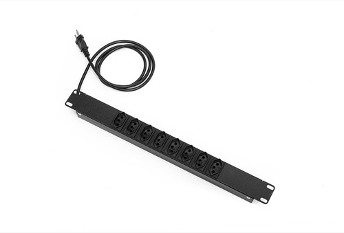 Rack Piso 24u 870 + 02 Bandejas Fixas + 01 Régua De Tomadas