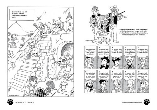 Memoria De Elefante 6: Cuaderno De Entretenimiento 10 - 11 Años, De Picanyol. Serie Memoria De Elefante Editorial El Pirata, Tapa Blanda, Edición 3ra En Español, 2022