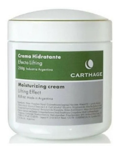 Carthage Crema Hidratante Lifting Arrugas Expresion Gde Tipo de piel X 250 Grs - Todo tipo de Piel