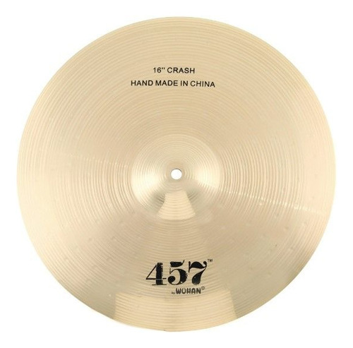 Címbalo Rock Crash Of 16 Série 457 Wuhan Wu457r-Cr16 cor dourada