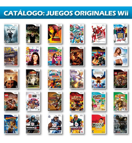Juegos Originales Para Consolas Nintendo Wii, +de 400 Juegos