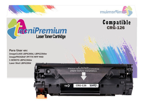 Tóner Genérico 126 Para Canon Lbp6200d Lbp6230dw Lbp6230dn