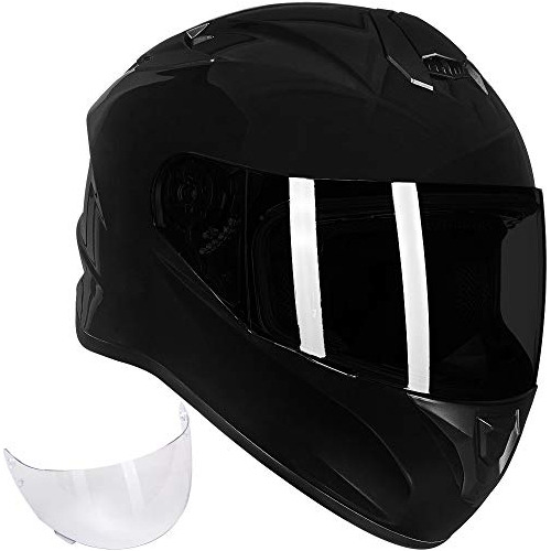 Casco Integral Motocicleta De Calle Ventilaciones Ampli...